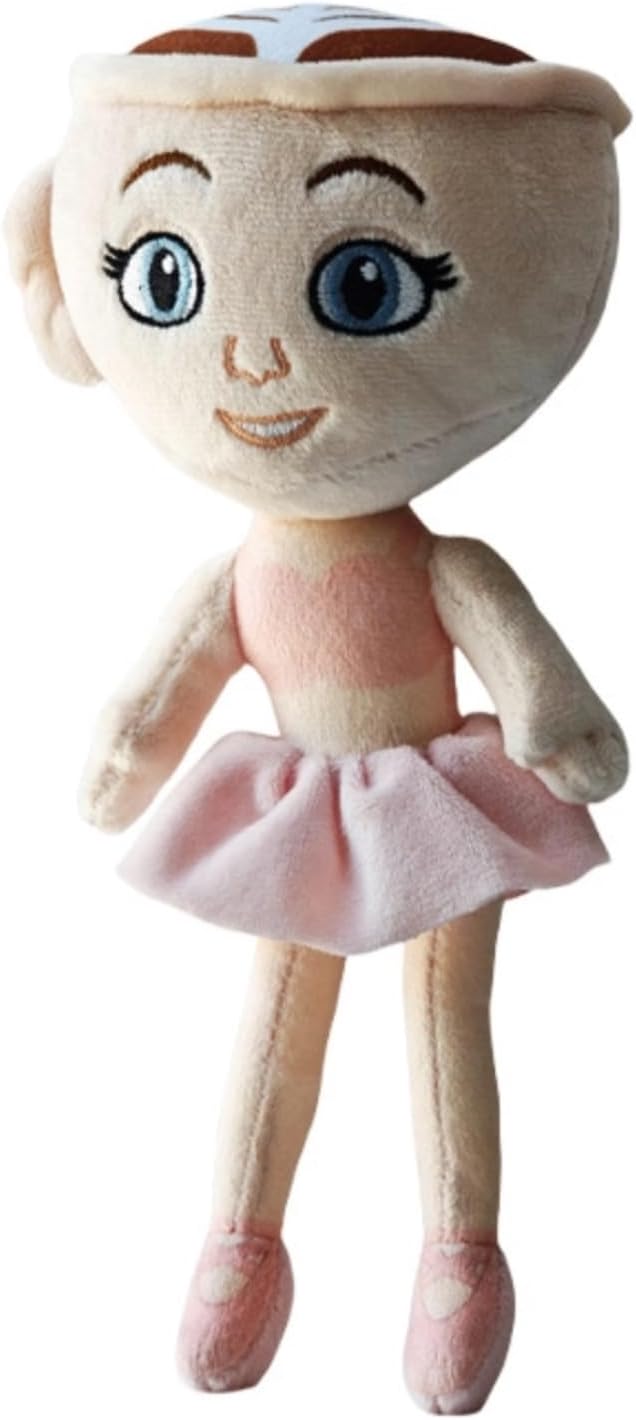 Italian Brainrot Plush Toy, 9.84 inch Ballerina Cappucina Plushies, Italian Brainrot Stuffed Animal, Funny Meme Cappucina Monster Figure Doll for Adults Kids Boys Girls