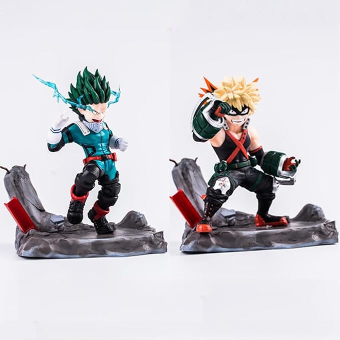 MHA Figures Midoriya Izuku Action Figure Battle Pose PVC Model 17cm MHA Collectible Statues Midoriya Izuku Figurine Desktop Ornaments