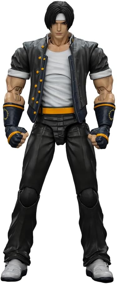 JOYTOY SNK 1/18 Action Figure -KOF 98UM- Hero Team Kyo Kusanagi -9.84" Flexible and Posable Collection Model Birthday Gift,for Kids Age15 +JT01420
