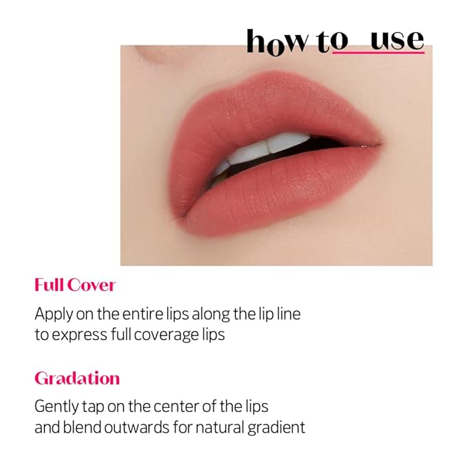 ETUDE Fixing Tint #05 Midnight Mauve (4g) | Long Lasting High Pigmented Liquid Lipstick | Waterproof Lightweight Matte Finish Lip Stain | Full Coverage | Korean Makeup, Kbeauty