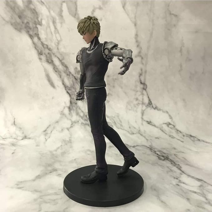 LUNK Saitam Action Figure Genos HELLISH Blizzard Figures Anime Statue Figura Cartoon Heros Figurine Collection for Fans