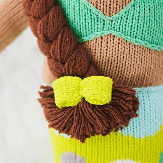 cuddle + kind Pearl The Mermaid Little 13" Hand-Knit Doll – 1 Doll = 10 Meals, Fair Trade, Heirloom Quality, Handcrafted in Peru, 100% Cotton Yarn