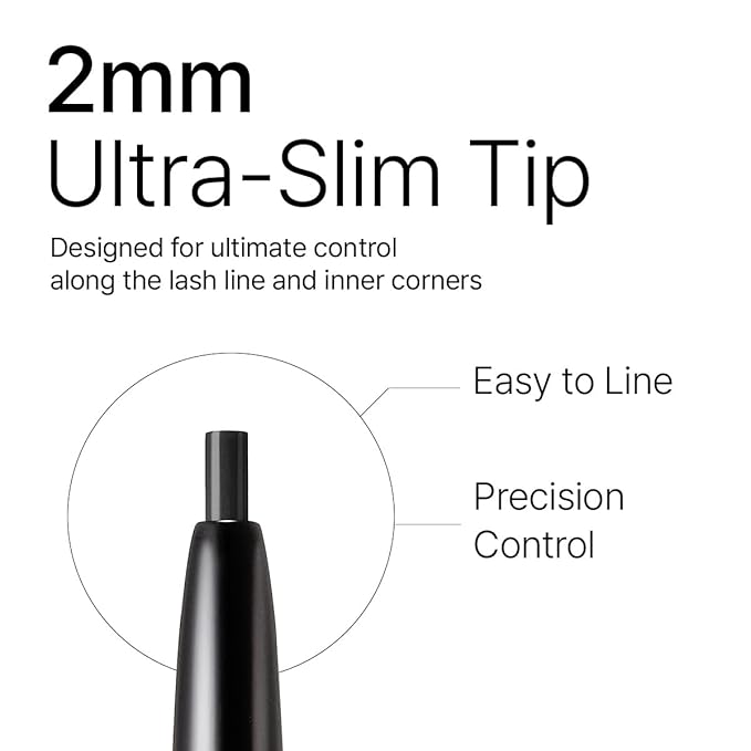 CLIO Sharp So Simple Waterproof Pencil Liner, 2mm Ultra Slim Precision Tip, Smooth Tug Glide, Smudge Resistant Long Wear Formula, Clean Eye Definition, Easy Control For Daily Makeup (010 Cacao Brown)
