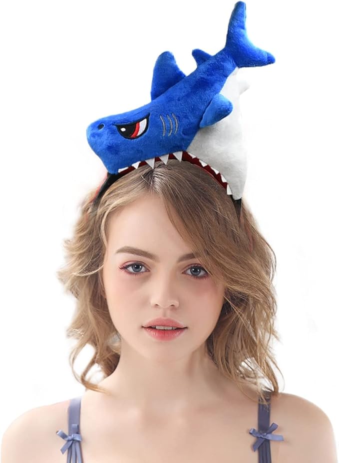Plush Animal Ears and Horns Headband-Halloween Christmas Festival Theme Party Animal Cosplay Costume Headbands