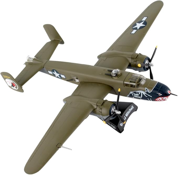 Daron Postage Stamp USAF B-25J Mitchell Betty's Dream Vehicle (1/100 Scale),unisex-children