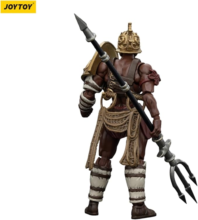 JOYTOY 1/18 Strife Roman Gladiator Retiarius Gladiator Collector's Edition Action Figure-4.25in