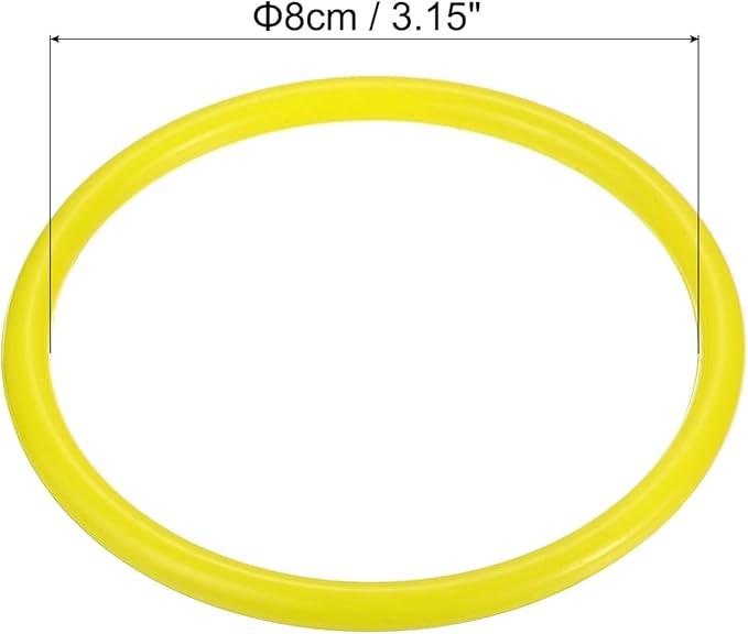 PATIKIL Carnival Ring-Toss Rings Plastic Hoops for Outdoor Party Favor Game Booth