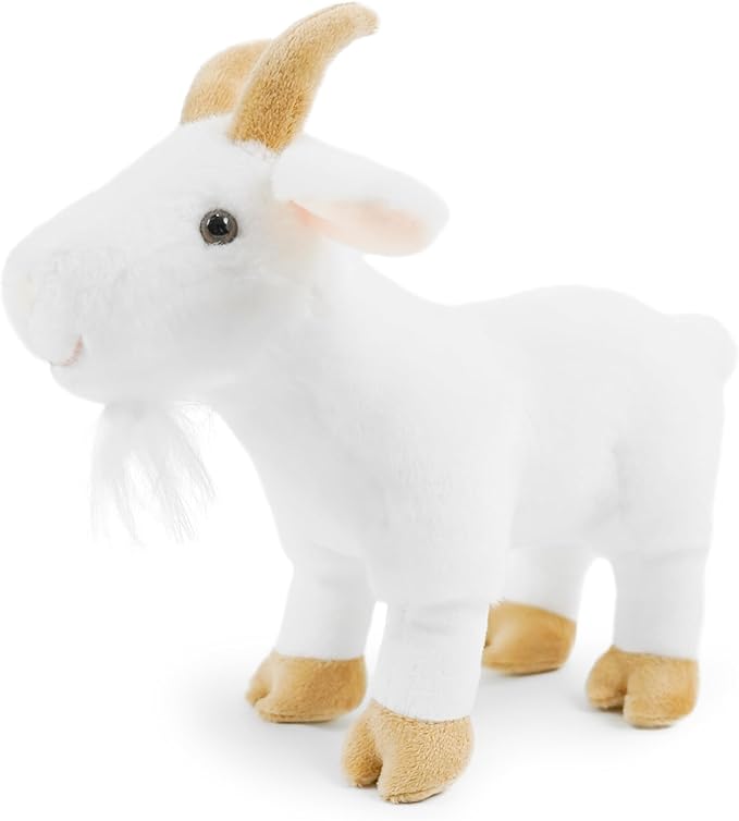 Stuffed Animals Toy Farm Animals 8 INCH,Plushies Stuffed Animals for Girls Plush Toys Little Stuffed Animal, Cute Stuffed Animal Plush Toy for Boy Girls (Standing Goats)