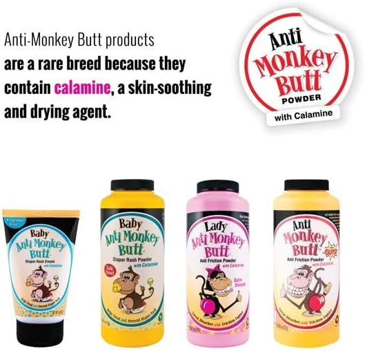 Lady Anti-Monkey Butt Powder with Cornstartch - Net Wt. 6 oz.[Health and Beauty] [Misc.]