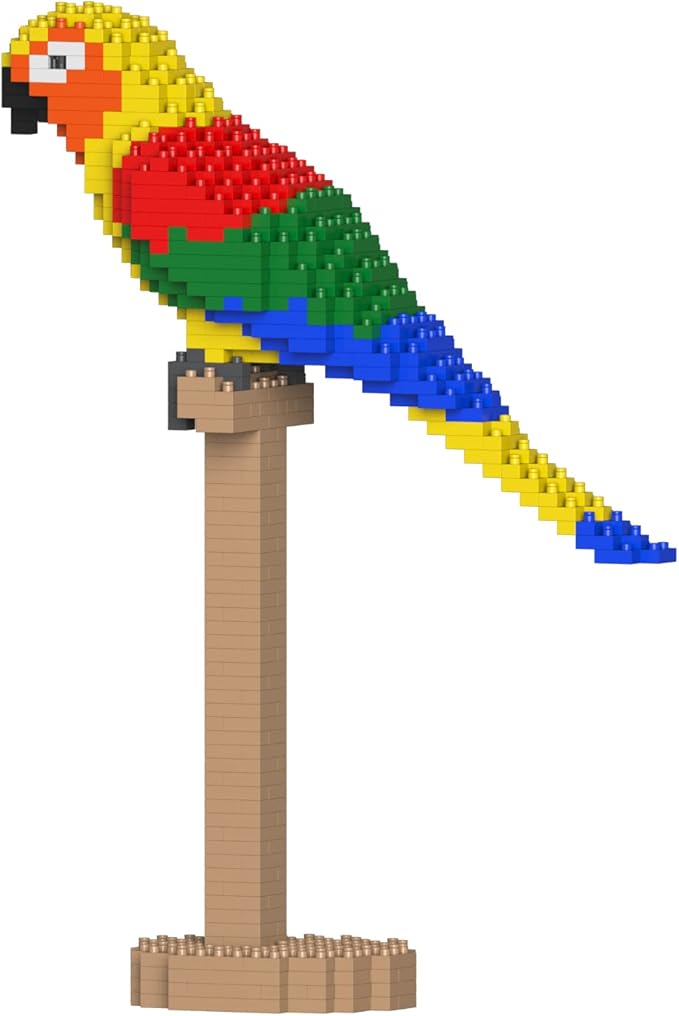 JEKCA Sun Conure 01S | Parrot Plastic Building Blocks | Age 14+