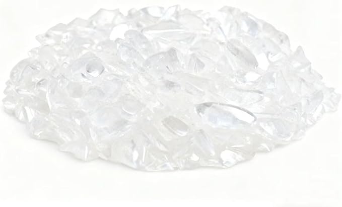 Bulk Raw Citrine Crystals - Beginner DIY Healing Crystal Set, 0.6-1.2” Natural Unpolished Gemstones for Terrarium, Meditation, Tarot, Grids, Aroma Stone, 0.45lb (White Crystal-S)
