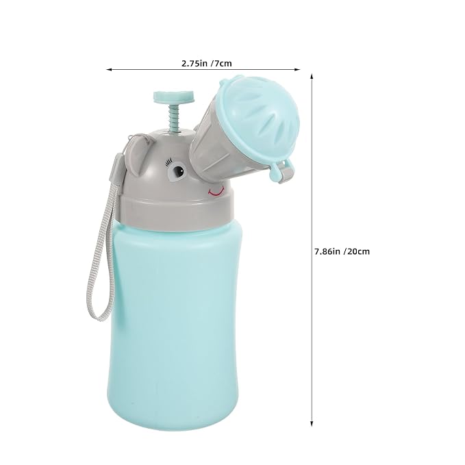 Toyvian 2pcs Portable Travel Urinal for Boys Leakproof Emergency Male Urinals Pocket Toilet for Car Camping Potty Training