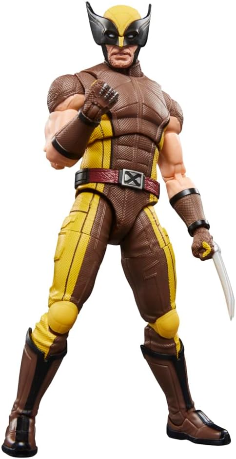 Marvel Legends Series Wolverine (Brown Suit), Marvel Studios' Deadpool & Wolverine Movie Collectible 6-Inch Action Figure Gift