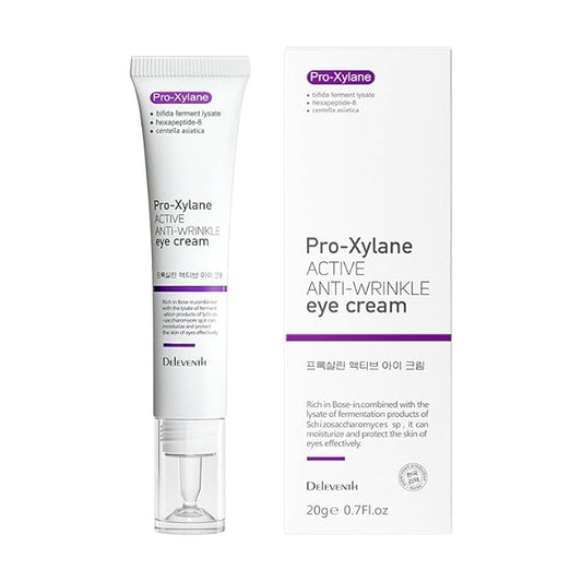 Korea Active Anti-Wrinkle Eye Cream 20g / Anti-Aging, Fade Fine Lines, Remove Dark Circles, Moisturizing and Repair Eye Skin, Prevent New Wrinkles, Rejuvenate and Tighten Delicate Eye Area