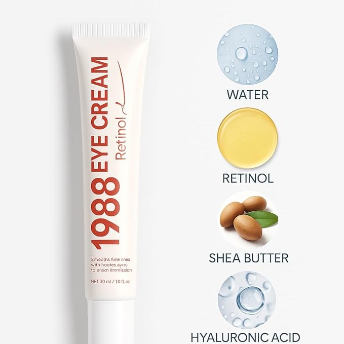 BANGFENG Retinal Liposome 4% Eye Cream with Fermented Bean Extract – Lightweight Korean-Inspired Formula for the Look of Puffiness & Fine Lines – 30ml