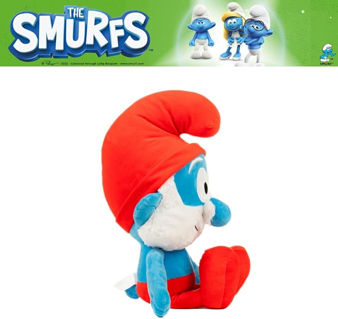 Franco The Smurfs Papa Smurf Bedding Super Soft Cozy Cuddle Pillow Buddy, (Officially Licensed Product)
