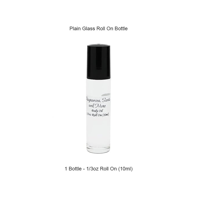 Amber Vanilla Fragrance Oil - 0.33 Fl Oz Glass Roll On (10ml)