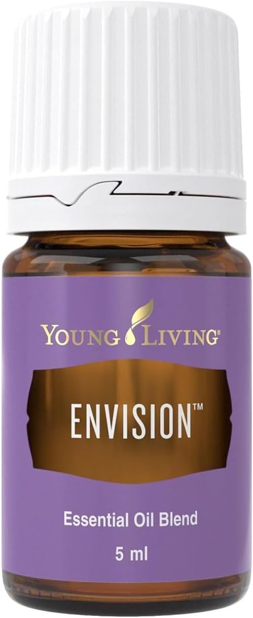 Young Living Envision Essential Oil Blend | 5ml | Aromatherapy Diffuser | Ideal for Massage & Meditation | Combines Black Spruce & Lavender | Vegan & Gluten-Free