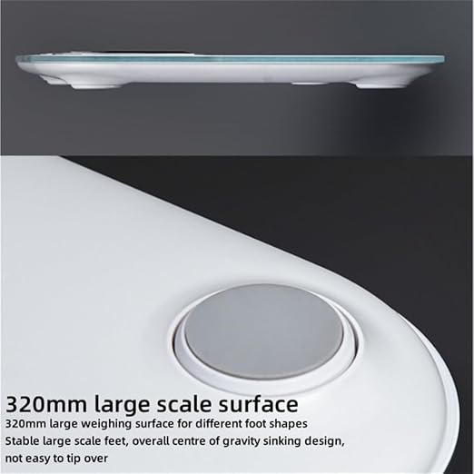 Ultra-Precision Digital Accurate Bathroom Smart Scale, Body Composition Monitor Health Analyzer, Large VA Display Screen, Smart Digital Weighing Machine