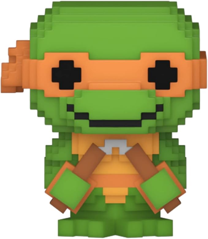 Funko Bitty POP! Teenage Mutant Ninja Turtles (TMNT) - Shredder, 4-Pack - 8-Bit Raphael, 8-Bit Donatello, 8-Bit Leonardo and A Surprise Mystery Mini Figure - 0.9 Inch (2.2 Cm) Collectable - Gift Idea