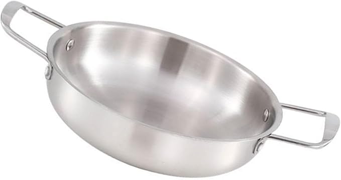 Ramen Pot, Stainless Steel Korean Ramen Cooking Pot Cookware Noodle Pot Stockpot Soup Pot for Pasta Egg (7in/18cm)