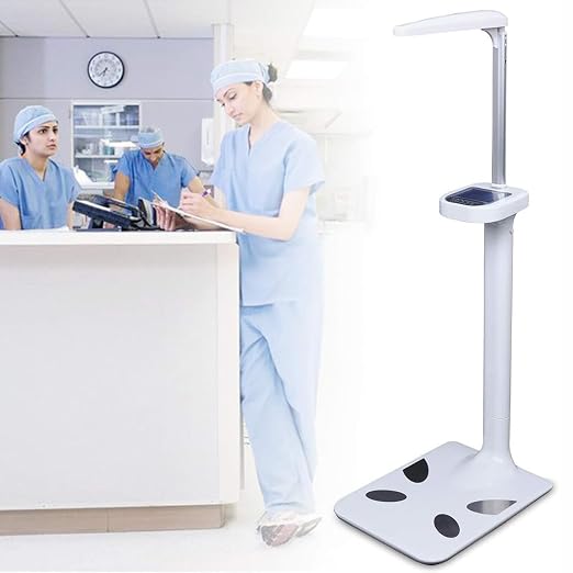 Electronic Height and Weight Scale, Office Scale,Smart Scale with LCD Display, Display Weight, Height, Obesity Value,
