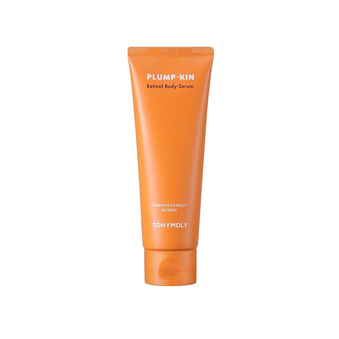 TONYMOLY Plump-kin Retinol Body Serum – Hyaluronic Acid Serum for Face & Body – Skin Tightening, Hydrating & Firming with Pumpkin Extract, Retinol – 4.05 fl oz