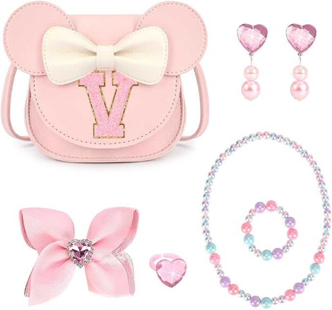 mibasies Toddler Purse Gifts for Girls: 3 Year Old Girl Gifts, Mouse Toys Purse Set