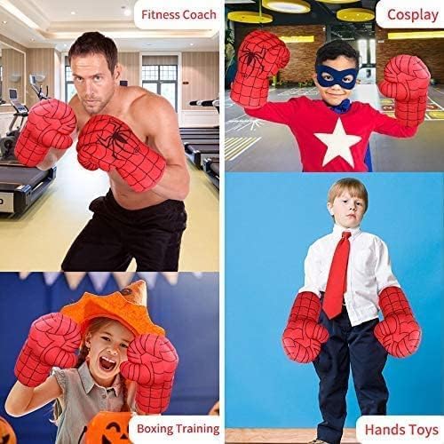 Spider Hero Gloves for Kids, Spider Fists Hand Smash Gloves, Ideal for Cosplay, Halloween, Christmas, Birthday Gift