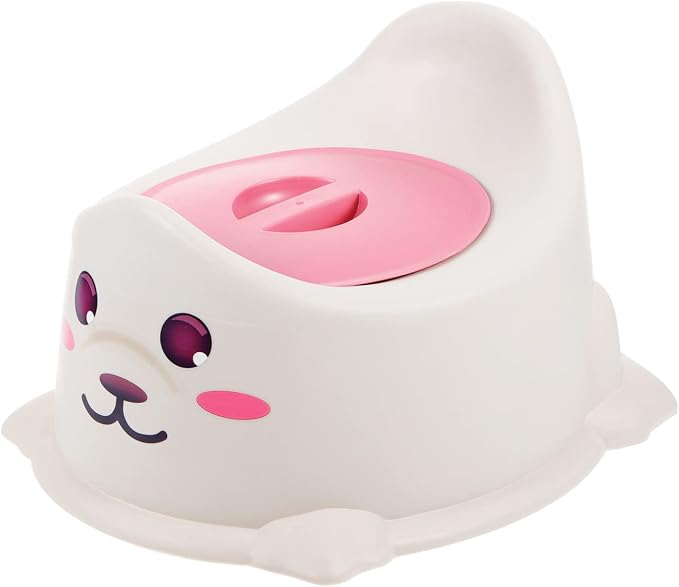 Baby Thicken Toilet Portable Potty for with Cover Lightweight Travel Training Toilet 11.81X10.23X7.48In Comfortable for Home Use