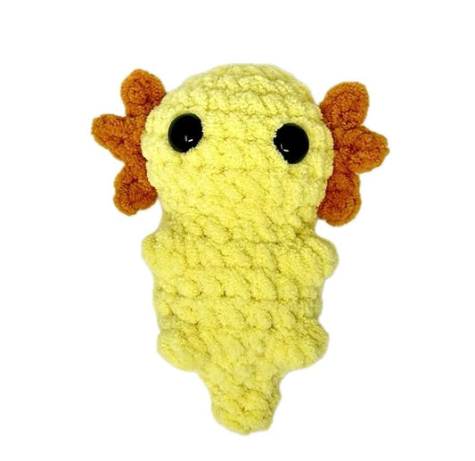 Axolotl Adorable Handmade Crochet Axolotl Stuffed Toy - Baby Axolotl Perfect Plushie for Girls & Boys, Soft and Huggable, 6 inches tall