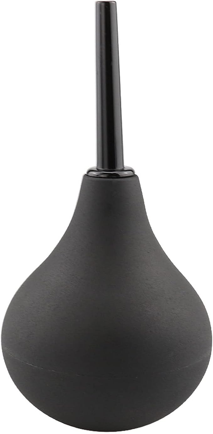Medical Materials Anal Douche Enema Bulb Vaginal Douche Enemas Cleaner for Women’s or Man’s Health for Water Or Coffee Colon Cleansing, Detox and Constipation (Black)