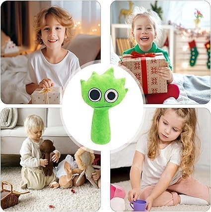 Sprunky Plush Toys Sprunky Wenda and Gray Plushies Sprunky Plushes Soft and Funs Stuffed Toys Dolls for Fans and Friends Birthday for Girls Boys (Dark Green)