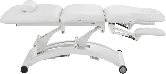 GreenLife - Silverfox 2241C-3 Motors Professional Electric Massage Table Bed,White