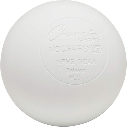 Champion Sports Lacrosse Balls & Rhino Skin Balls – Official Size, SEI Certified, Multiple Colors