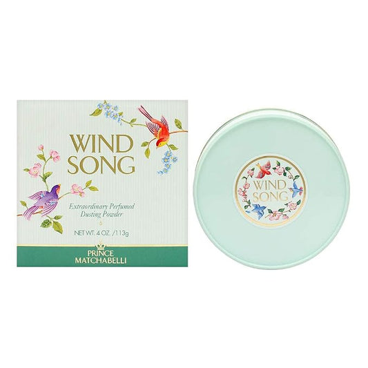 Prince Matchabelli Wind Song By PRINCE MATCHABELLI For Women 4 oz Dusting Powder, white |
