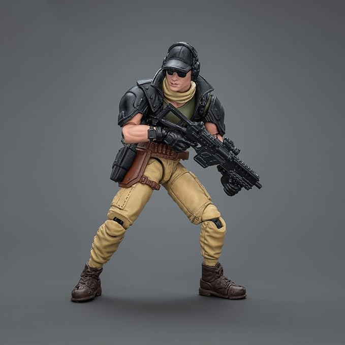 JOYTOY 1/18 Action Figure - Kina Mercenaries-The Assault Vanguard ABS & PVC, Perfect for Collectors & Decor - 4.1 Inch, 3.49 OZ (JT9886)