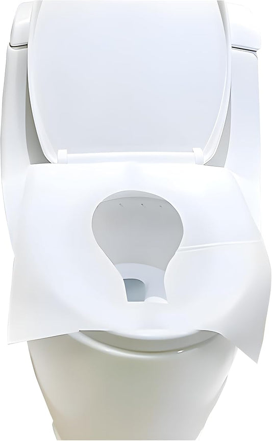 Disposable Toilet Seat Covers, 10pcs Flushable Travel Disposable Toilet Seat Covers for Adults Kids Potty Training, Travel Essential Accessories for Airplane, Road Trips, Camping (10)