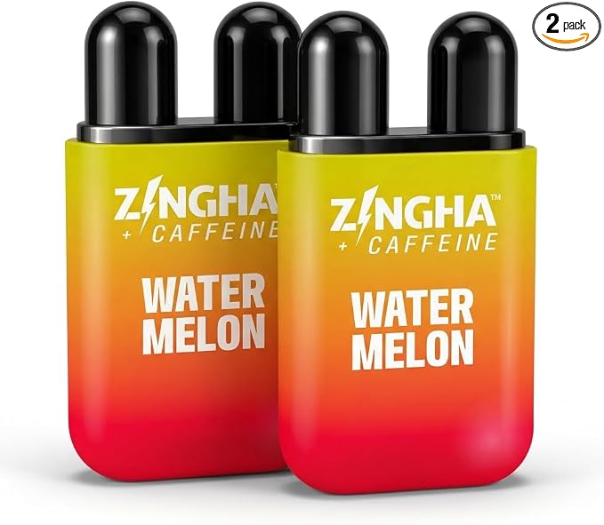 Z!NGHA Caffeinated Aromatherapy Nasal Inhaler Stick - Energy Nasal Stick with Peppermint & Eucalyptus Essential Oils - Natural Focus & Alertness Support, Sweet Surge