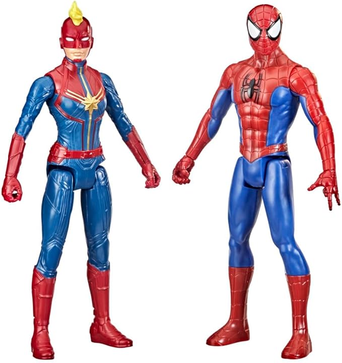 Hasbro- Marvel Titan Hero Series Multipack (6 Action Figures, 30 cm, Ages 4 Years) (F28615S1), Amazon Exclusive