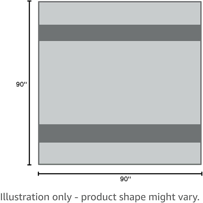 Love's cabin 100% Cotton Muslin Blanket, 6 Layer Lightweight Breathable Gauze Queen Size Blanket 90 x 90 Inches, Soft All Season Blanket for Bed, Dark Grey