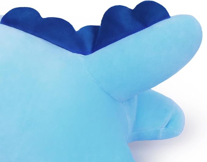 Axolotl Plush, 27.6” Long Axolotl Body Pillow for Kids, Cute Axolotl Stuffed Animals for Girls, Soft Plushies Toy Gifts for Birthday Blue