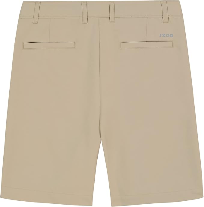 Izod Boys' Performance Golf Swingflex Stretch Straight Fit Short