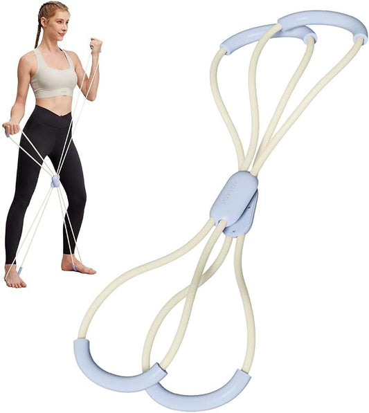 YOTTOY Cross Resistance Band for Full Body Workout,Elastic Exercise Bands for Legs,Arms,Glutes,Stretch Bands for Exercise,Yoga Straps for Stretching, Booty Bands for Home Gym