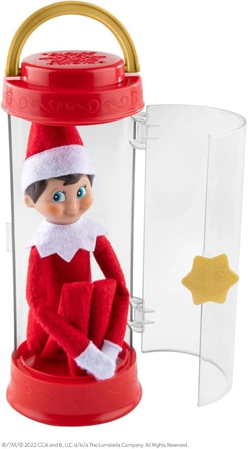 The Elf on the Shelf Christmas Tradition Box Set with Elf (Blue Eyed Girl), Story Book and Scout Carrier (Multi-Item Bundle)
