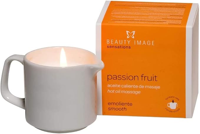 Beauty Image Passion Fruit Hot Oil Body Massage Candle