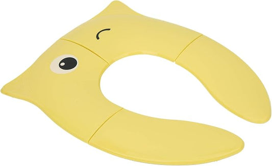 Potty for Travel – Folding Portable Toilet Training with Cute Designs & NonSlip Base (toilet seat)