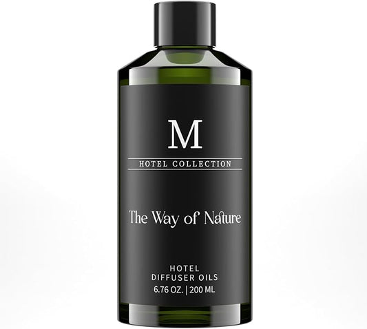 Hotel Collection Diffuser Oil-The Way of Nature, 6.76 Fl Oz (200ml), Home Luxury Aroma & Hotel Fragrance Diffuser Oil for Aromatherapy Bigger Bottle& Longer Lasting