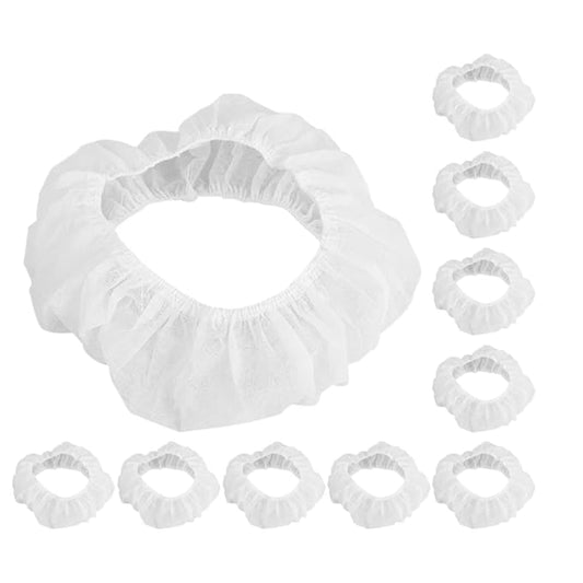 Disposable Toilet Seat Covers White Color 10pcs Waterproof Non-Woven Fabric Portable Toilet Seat Liners for Travel and Camping Suitable and Adults