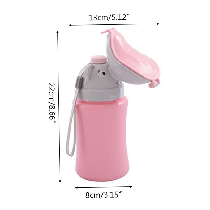 Travel Potty Portable Travel Toilet for Toddler Baby Nitty Pee Bottle Portable Kids Potty for Girls Car Camping